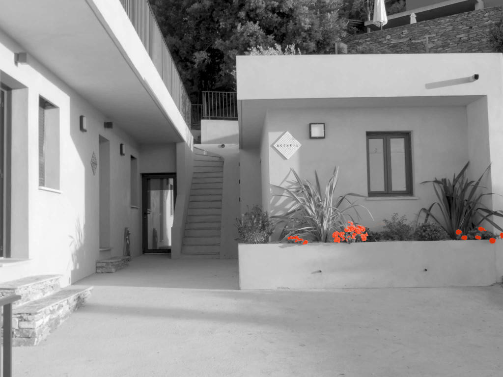 Visualisation 3D, parties communes des terrasses d’Erbalunga